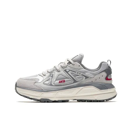 ANTA Engine Casual Shoes Women's Low-Top Gray/Silver