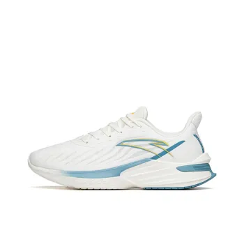 Anta DuCi1 Cushioned Slip Resistant Abrasion Resistant Breathable Low Top A shock Casual Running Shoes Men's White