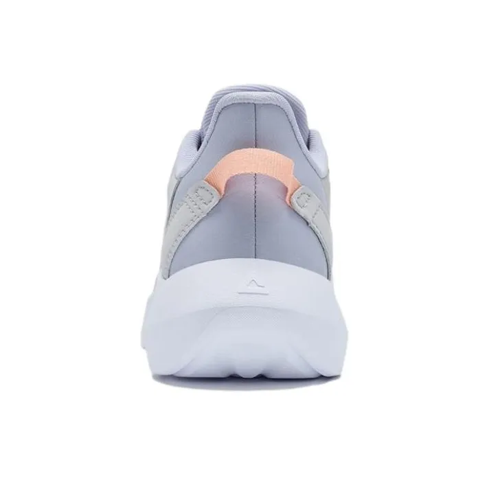 PEAK Effortless Anti Slip Wear Resistant Lightweight Water Resistant Low Top Running Shoes Women's Gray Purple-3