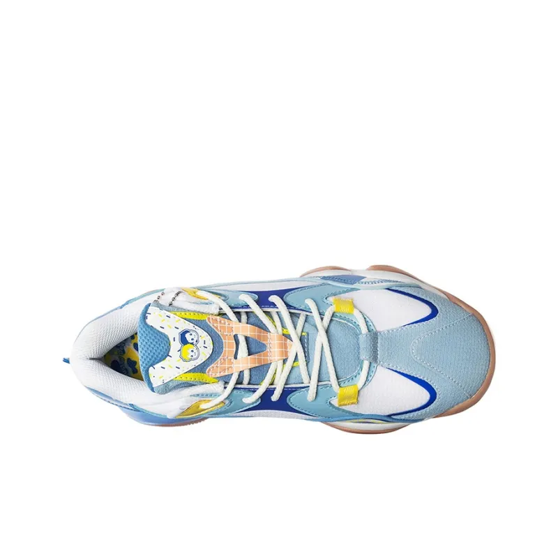 PEAK State Pole 6371 Haier Brother Vintage Basketball Shoes Blue-2