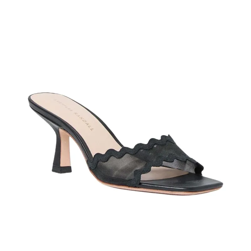 Loeffler Randall Slide Slippers 7cm Women's Black-2