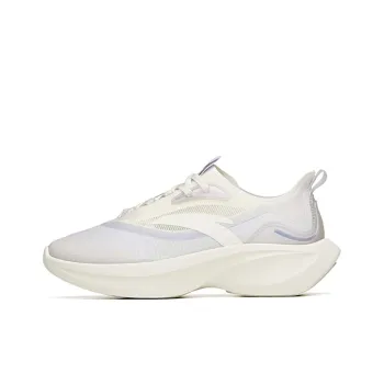 Anta Leaf 1.0 Wear Resistant Slip Resistant Low Top Running Shoes Women's Purple White