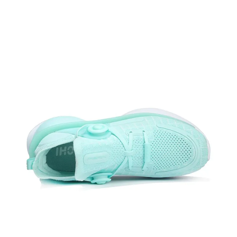 PEAK Tai Ji1.0 Mojito Anti Slip Wear Resistant Low Top Sports Casual Shoes Women's Pink Green-3