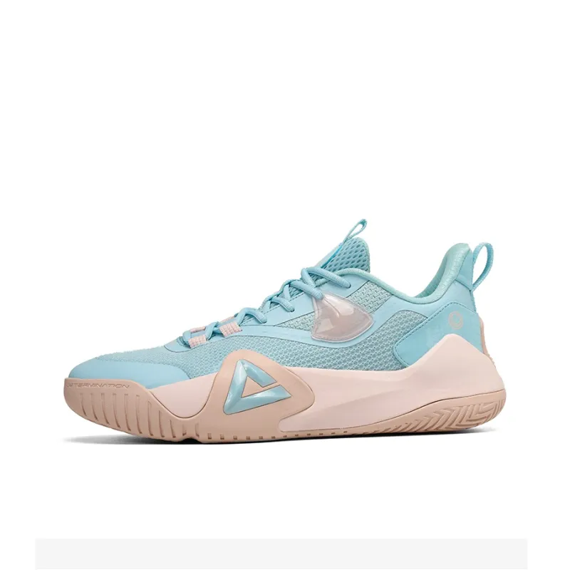 PEAK Sharp Marks Basketball Shoes Men Low Top Blue-0