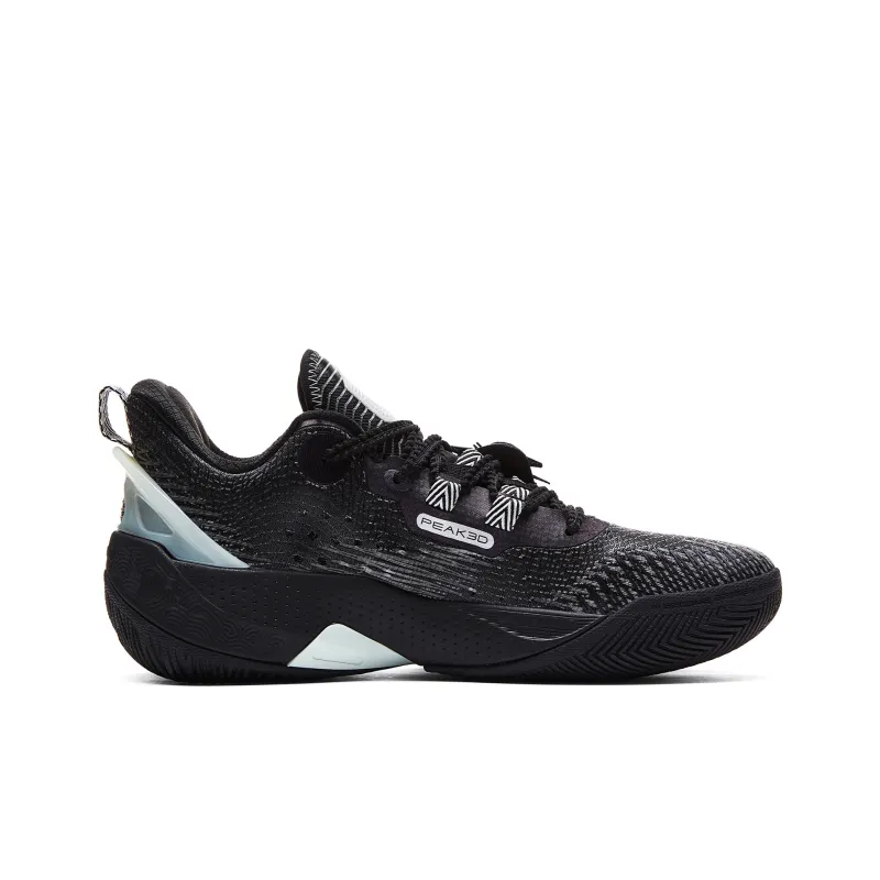 PEAK Phantom Foal 2.0 Basketball Shoes Men Low Top Black Heather Gray-1