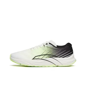 Anta Asphalt Road Fighter 1.0 Durable Breathable Low Top Running Shoes Men's White Green Black