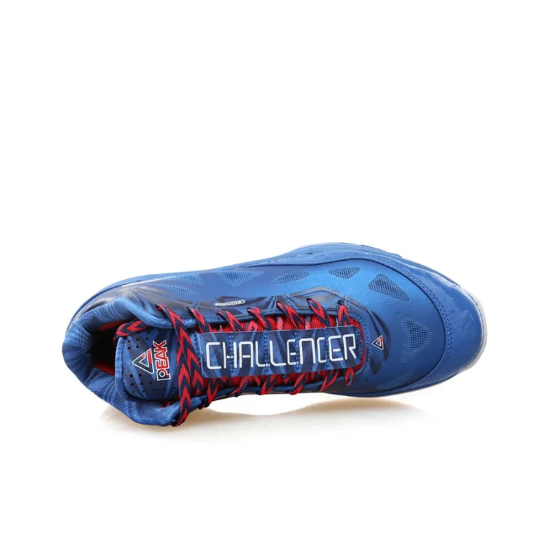 PEAK Challenger 1 III Mid-Top Performance Basketball Shoes Men's Colorful Blue-2