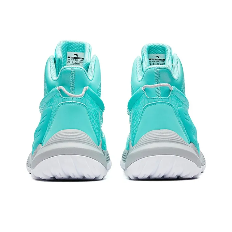 Anta Tyrannical High-Top Basketball Shoes Men's Lake Blue-3
