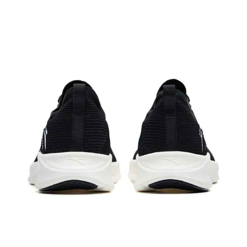 Anta Hydrogen Run III Cushioned Anti Slip Wear Resistant Breathable Lightweight Low Top Running Shoes Men's Black-3