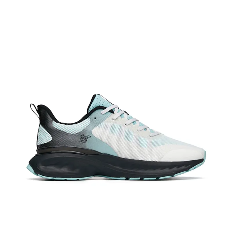 Anta Tron 1.5 Cushioned Slip-Resistant Abrasion-Resistant Breathable Low-Top Running Shoes Men's White Blue Black-1