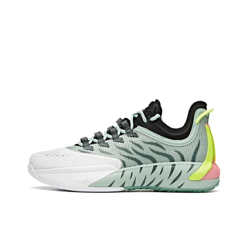 Anta Hayward GH1 Low Cushioning Anti Slip Wear Resistant Breathability Low Top Basketball Shoes Men's Green-0