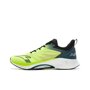 Anta MACH 3.0 Anti Slip Wear Resistant Low Top Running Shoes Men's Green Black