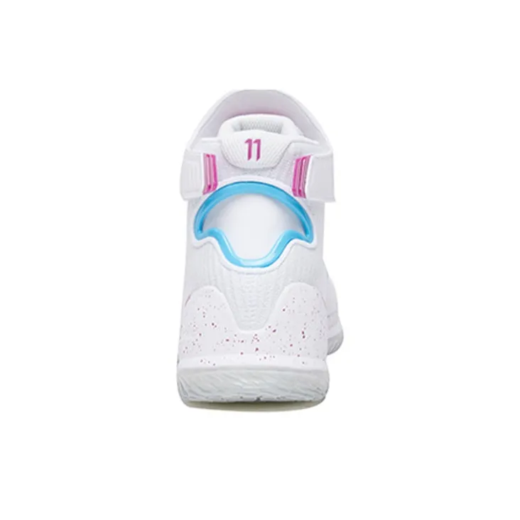 Anta KT3 Thompson High Top Performance Basketball Shoes Men's White Blue Pink-3