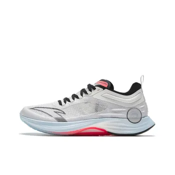 Anta Mach Pro Anti Slip And Wear Resistant Breathable Low Top Nitrogen Technology Running Shoes Men's Black White