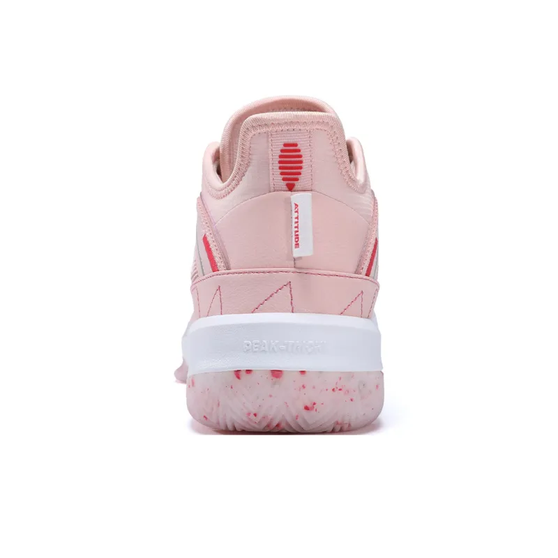 PEAK State Extremely Large Triangle 1.0 Basketball Shoes Women's High Top Blossom Pink-4