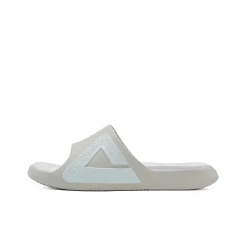 PEAK State Pole Classic Drag Cushioned Slip Resistant Slide Slippers Women's White Light Khaki