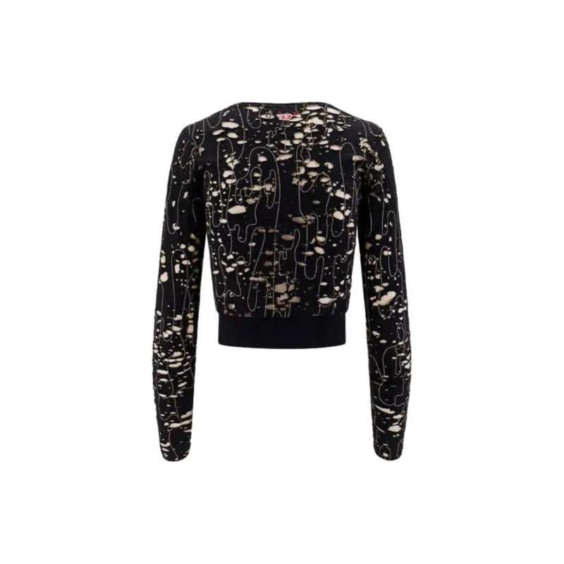 DIESEL T Simonne Dev Cut Out Cropped Top-1