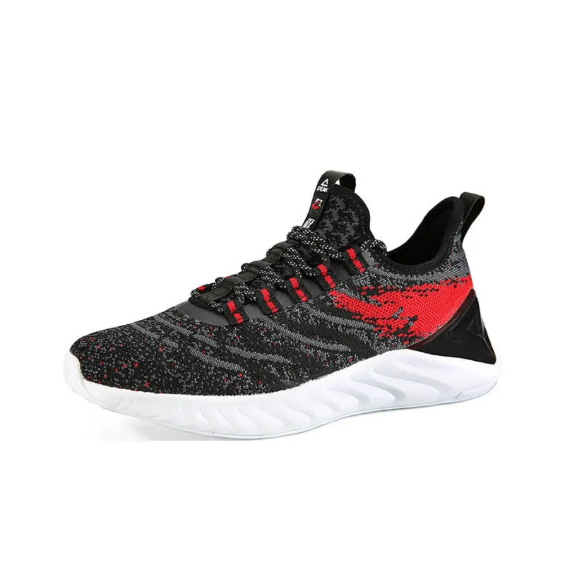 PEAK State Pole Low Top Running Shoes Women's Black Gray-2