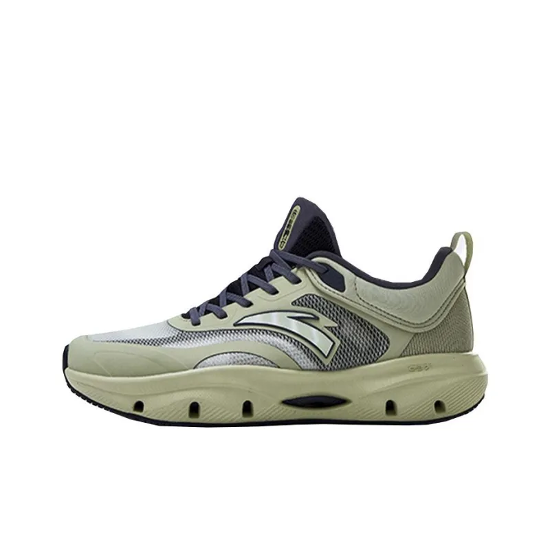 ANTA Divine Pro Running Shoes Men Low Top Green Gray-0