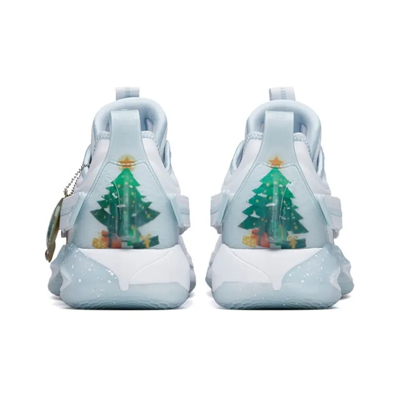 Anta GH3 Gordon Hayward Low Top Performance Basketball Shoes Men's White Blue POIZON Box Edition-6