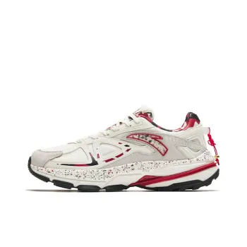 Anta Walker Low Top Casual Shoes Women's Gray Red