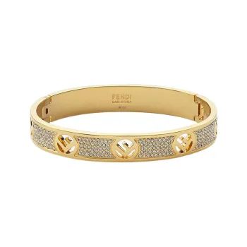 FENDI Brass Bangles Women's Gold