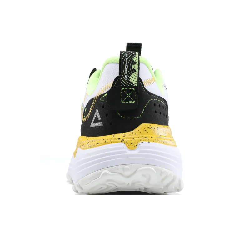 PEAK Taichi Lightweight And Breathable Low Top Running Shoes Men's White Black-3
