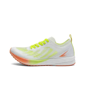 LPMX Cushioning Breathable Lightweight Low Top Marathon Racing Running Shoes Unisex Neon Orange Yellow