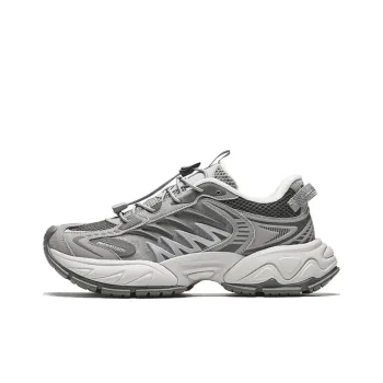 Anta Star Moon 2 Breathable Height Increasing Low Top Casual Shoes Women's Gray