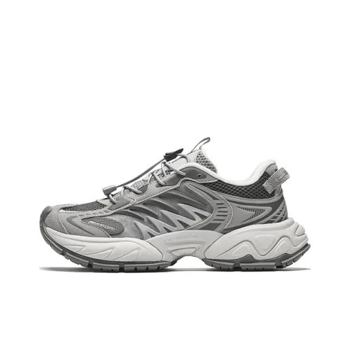 ANTA Star Moon 2 Chunky Sneakers Women's Low-Top Dove Gray/Volcanic Gray