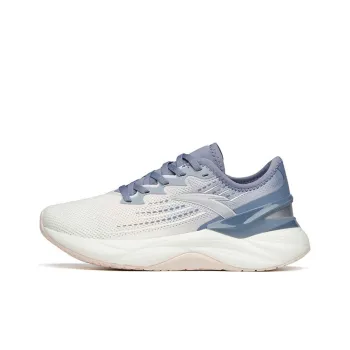 Anta Tron 2.0 Breathable And Wear resistant Low Top Running Shoes Women's White Gray
