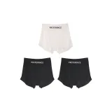 D Set-Ice Skin Boxer-White+Black+Black