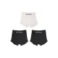D Set-Ice Skin Boxer-White+Black+Black