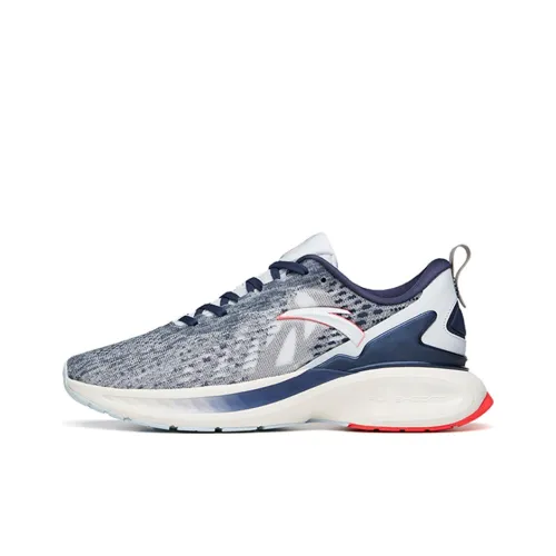 ANTA Tron 1.0 Running Shoes Men Low-Top Light Mist Blue/Ink Blue