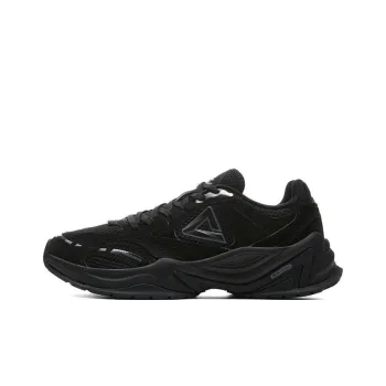 PEAK Taichi Source Return 2.0 Cushioned Wear Resistant Lightweight Low Top Chunky Sneakers Men's Black