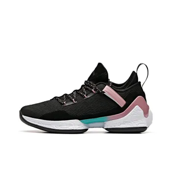 ANTA UFO2.0 Basketball Shoes Men High Top Black/Dusty Pink/ANTA White