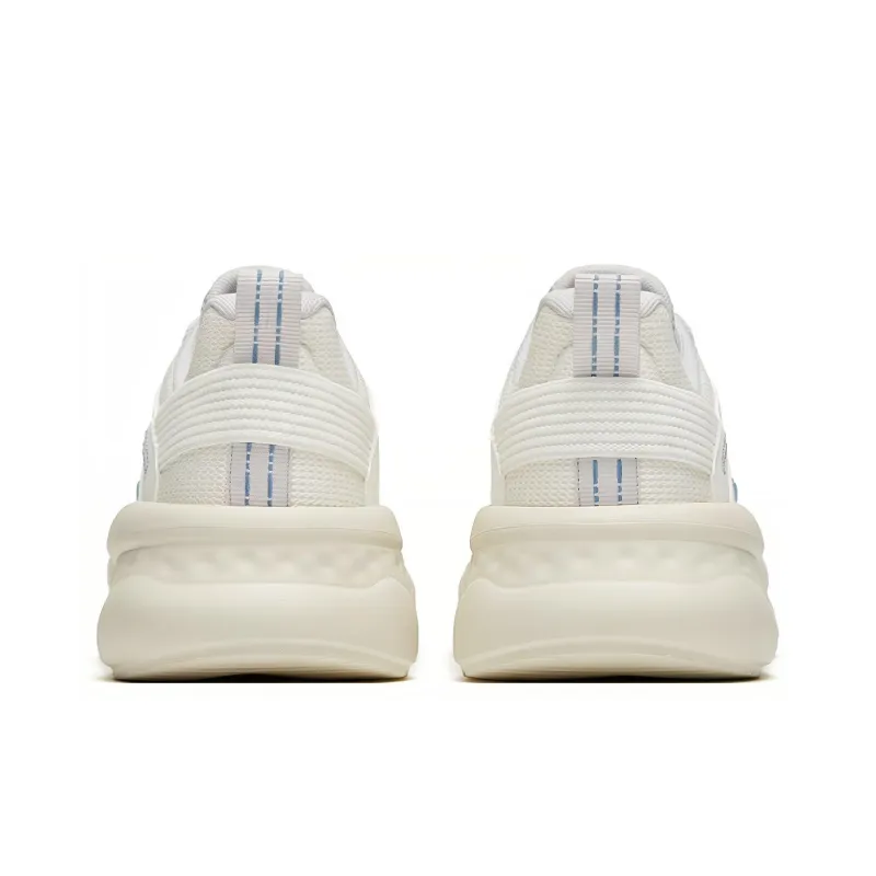 Anta Unruly Series Cushioned Slip Resistant Abrasion Resistant Low Top Sports Casual Shoes Men's White Gray-3