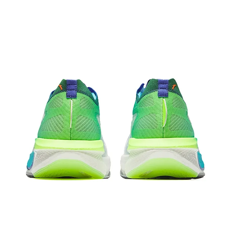 Anta Mach 4 Generation PRO Durable Breathable Lightweight Low-Top Running Shoes Men's Papyrus White-3