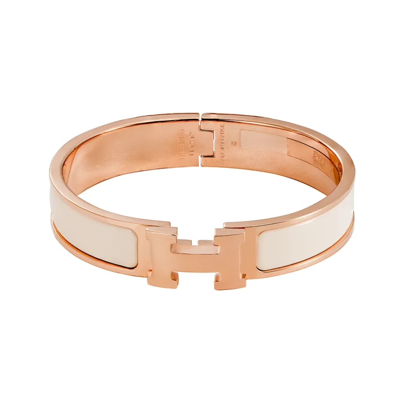 HERMES Clic H Bangles Unisex-0