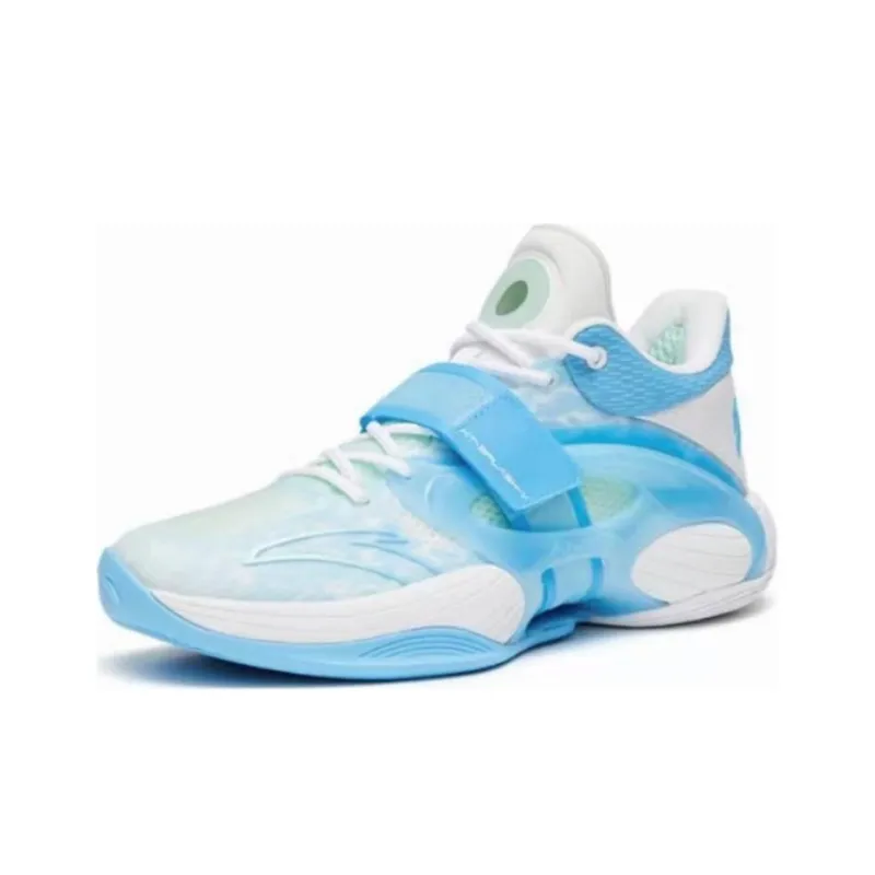 Anta KT SPLASH V Wear resistant And Waterproof Low Top Basketball Shoes Women's Blue White-1