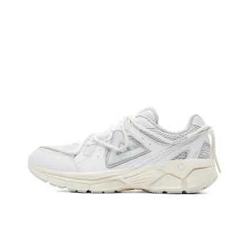 PEAK OG-7000 Cushioning Anti-Slip Wear-Resistant Breathability Low-Top Running Shoes Men's Large White Light Gray