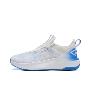 Little Blue And His Friends x PEAK State Pole 4.0 Durable Breathable Low Top Running Shoes Women's Beige Blue