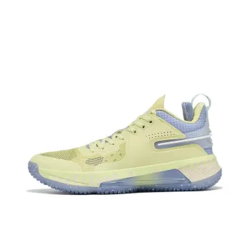 PEAK Flash 4 Wear Resistant Slip Resistant Low Top Performance Basketball Shoes Men's Cream Yellow