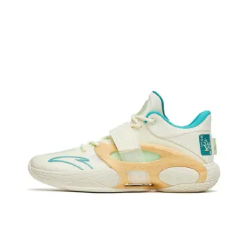Anta KT SPLASH V Arbor Day Cushioning Anti Slip And Wear Resistant Low Top Basketball Shoes Ecru