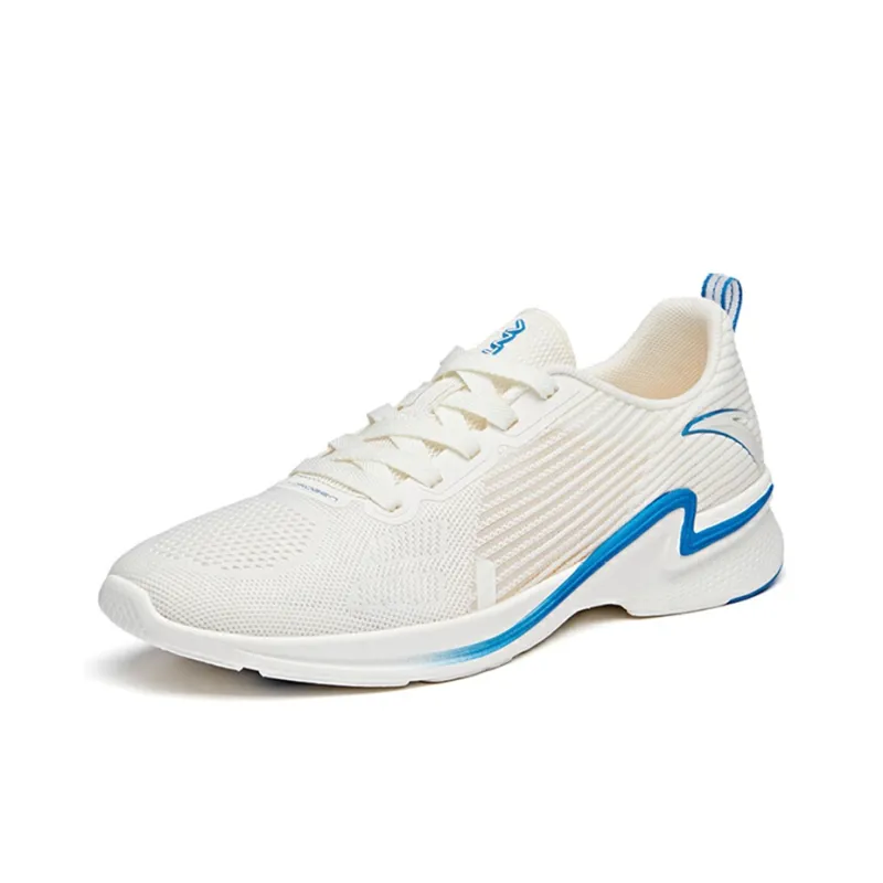 Anta Hydrogen Run II Anti Slip Wear Resistant Low Top Running Shoes Men's Brown Blue-2
