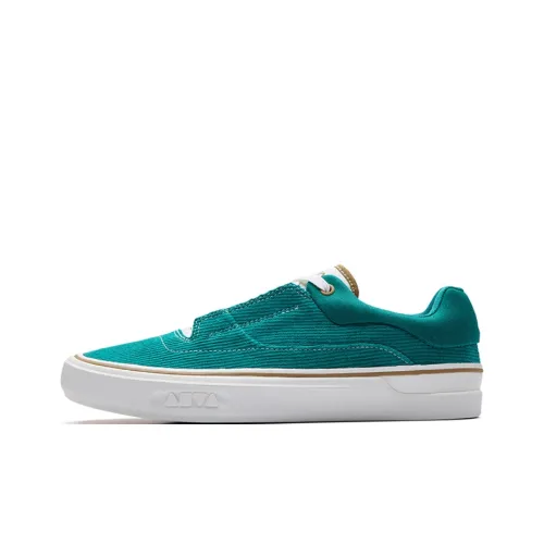 ANTA Ao Li Skateboard Shoes Men Low-Top Emerald/Ivory White