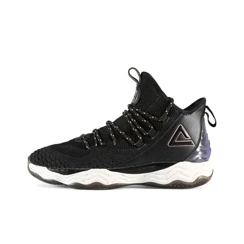 PEAK Magic Bullets Basketball Shoes Men Mid-Top Black