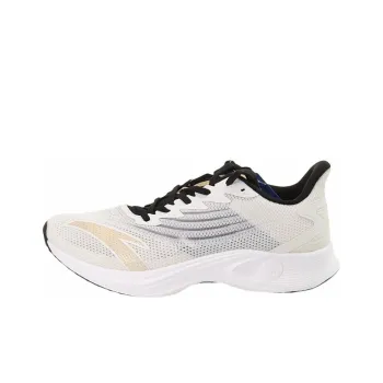 Anta MACH 2.0 Cushioned Slip Resistant Abrasion Resistant Breathable Low Top Running Shoes Men's White Black
