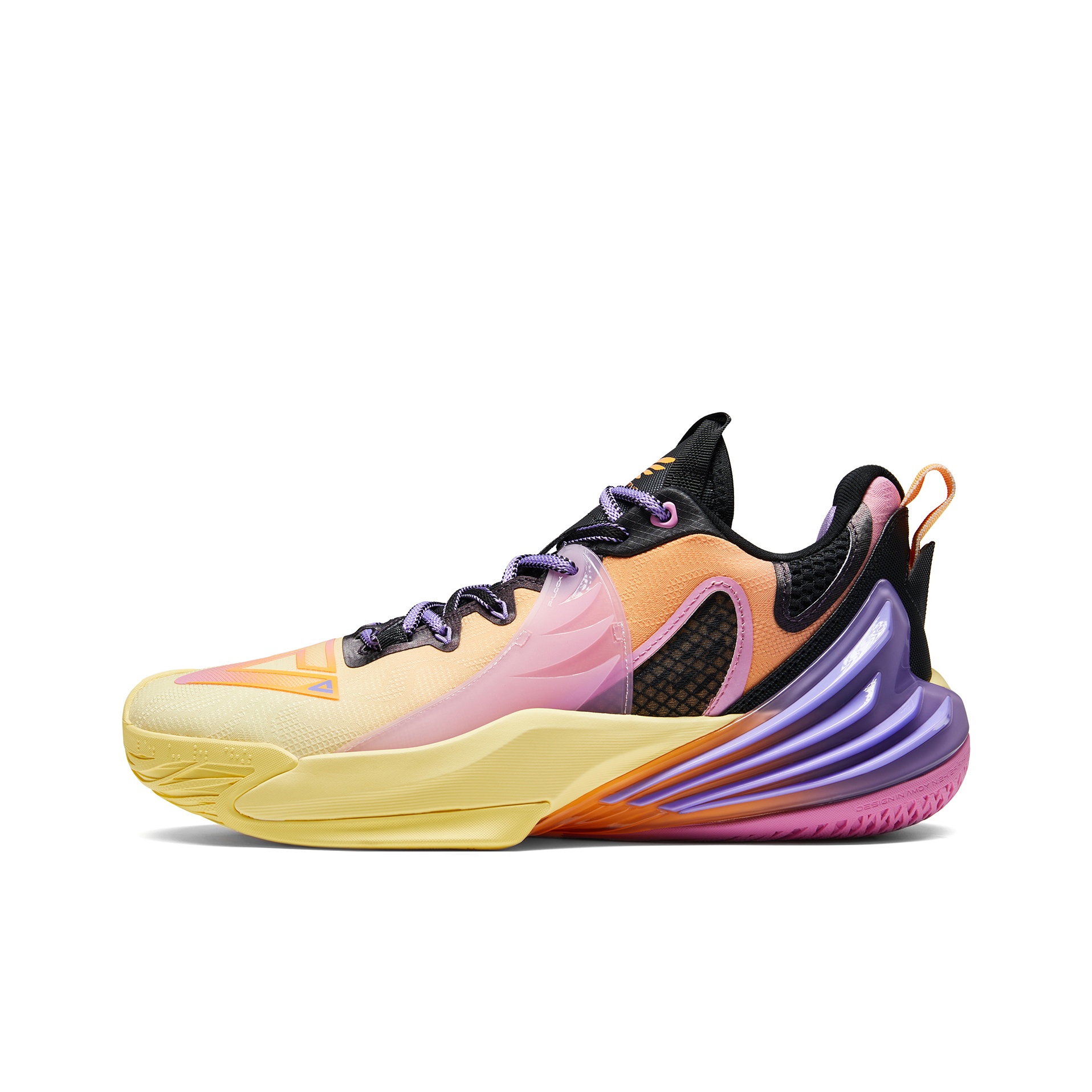 PEAK Shadow Hunt 2.0 Basketball Shoes Men Low-Top Orange Red