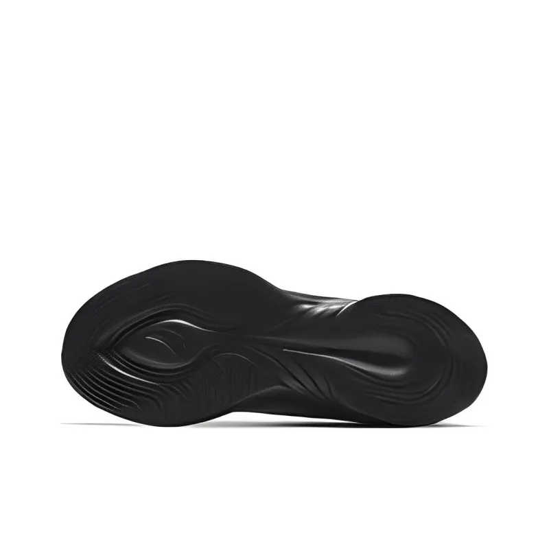Anta City Cushioned Slip-Resistant Abrasion-Resistant Low-Top Running Shoes Men's Black Blue Silver-3
